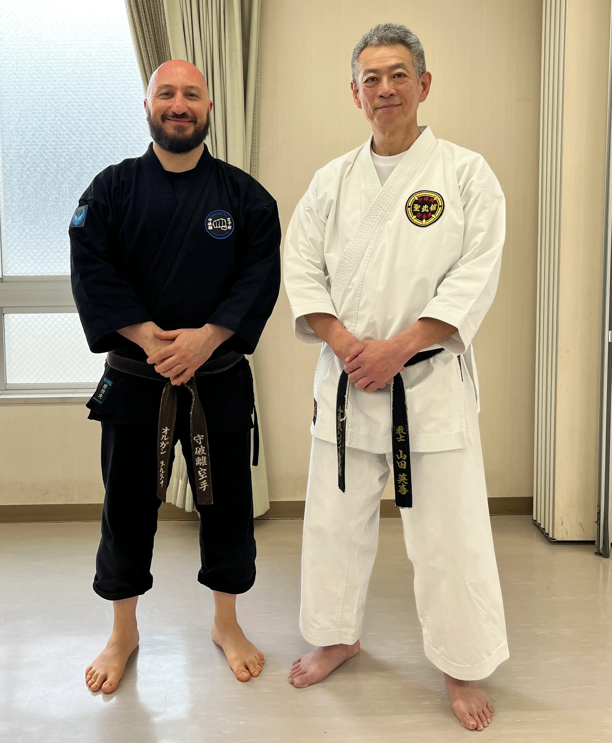 Olgun Tiltay in Nagoya Japan with Hideki Yamada Sensei [9th Dan Shorin-Ryu Karate]
